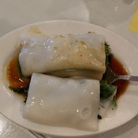 Spinach rolls at Bodhi Village in Flushing