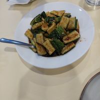 Cucumber salad at Bodhi Village in Flushing