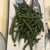 Dry sautéed string bean   at Bodhi Village in Flushing