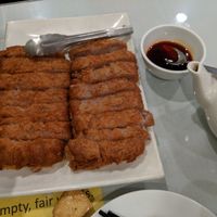 Crispy mock duck with taro at Bodhi Village in Flushing