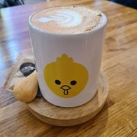 Cappuccino at Billy Brunch & Park in Barcelona