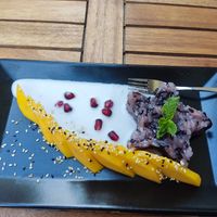 Sticky rice at San Thai Restaurant in Warsaw