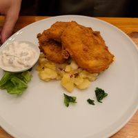 Sellerieschnitzel at Schlicht Vegan in Vienna