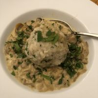 Kräuterseitlinge mit Knödel   at Schlicht Vegan in Vienna