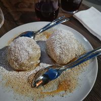 Marillenknödel at Schlicht Vegan in Vienna