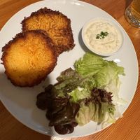 Katoffelpuffer  at Schlicht Vegan in Vienna