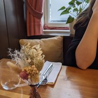 Simple but tasteful decor at Schlicht Vegan in Vienna