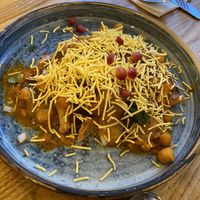 Veg Samosa Chaat   at Lewis's in Birmingham