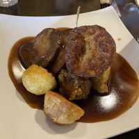 Photo doesn’t do the roast justice (veg served in seperate dish)   at The Station Hotel in Nottingham