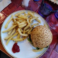 Veggie Burger at Sivina in Mallorca