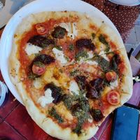 Pizza Pomodor at Sivina in Mallorca