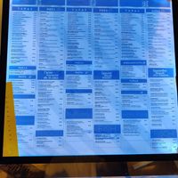 Menu at Sivina in Mallorca