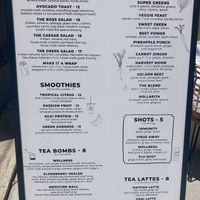 Menu June 2024  at Juice Boss in Atascadero