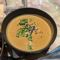 Vegan massaman curry. Heavy on the coconut milk, end notes of citrus. Not bad! at Trail Life Brewing in Grand Junction