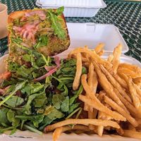 Tofu katsu at Trail Life Brewing in Grand Junction
