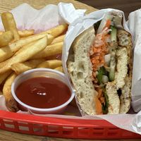 BBQ tofu Banh Mi.  at Hot Deli in Fortuna