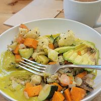 Vegan Hash, Requested oil free at Humbowl in Berkeley