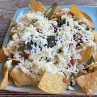 Appetizer : nachos and cheese  at Papi's Tacos in Ocean City