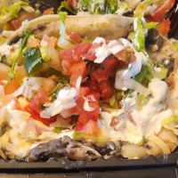 Not sure what this creamy white stuff is...? at Papi's Tacos in Ocean City