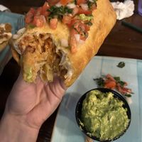 Vegan chimichanga   at Papi's Tacos in Ocean City