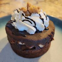 Salted peanut brownie. at The Griffin Takeaway in Saskatoon