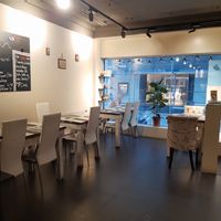 Interior at Falafel Jaffa in St Gallen