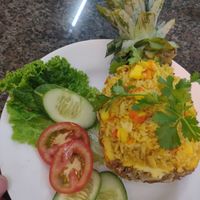 Pineapple fried rice 🍍 at Chay Minh An in Qui Nhon