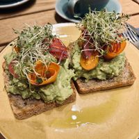 Avocado Brote  at CoalMine Cafe in Winterthur