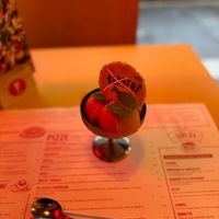 Sorbet of the day (in this case mango)  at Berberè - Milano Porta Romana  in Milan