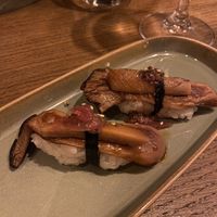 Oyster nigiri   at NORI WAY in Milan