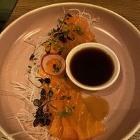 “Salmon” carpaccio   at NORI WAY in Milan