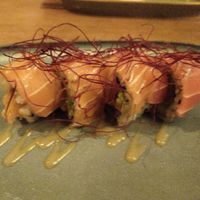 Vegan salmon at NORI WAY in Milan