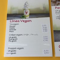 Options   at Yogurtissimo in Castenedolo