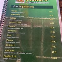   at Felice's Vegetarian Restaurant in Kuta