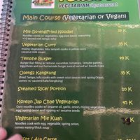   at Felice's Vegetarian Restaurant in Kuta