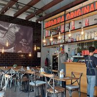 Inside at Buddha Original in Budapest