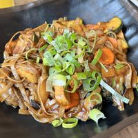 Pad kee mao with tofu  at Buddha Original in Budapest