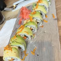 Vegan sushi roll  at Buddha Original in Budapest