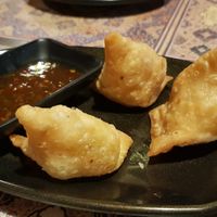 Plain samosa at Bombay Brau in Seoul