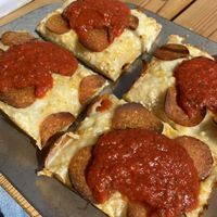   at Woodward Pizza in Edmond