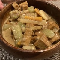 Tofu curry  at Hungry Monkeys in Cebu