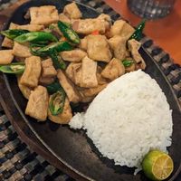 Tofu Sisig at Hungry Monkeys in Cebu