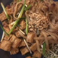 Tofu pad Thai without egg   at Hungry Monkeys in Cebu