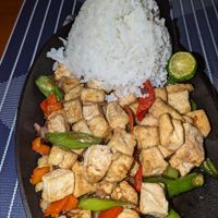 Tofu sisig at Hungry Monkeys in Cebu