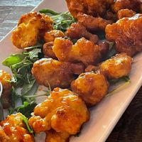 Cauliflower wings  #Veganuary at Bar Grazie in Massapequa Park