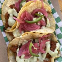 Chixsten tacos  at Grateful Planet Foods - Food Truck in Denver