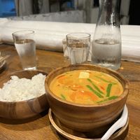 Delicious red curry  at Big Bad Thai in El Nido