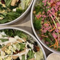 Three vegan salads  at Salad Factory - Future Park Rangsit in Pathum Thani