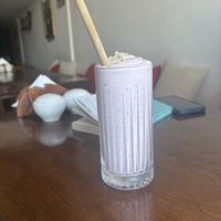 Pinkish smoothie  at Tyche in Antalya