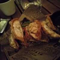 fried tofu & vegetable dumplings at Hey Joo - 헤이 주 in Ghent